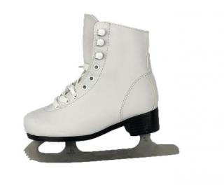 LaubrSport Figure Skates dámské zimní brusle bílé Velikost: 31