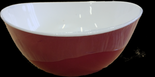 Salátová mísa ze silného odolného plastu 25cm Barvy: červená