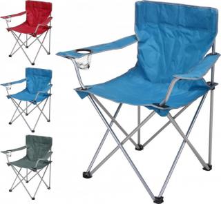 Skládací rybářská campingová židle RedCliffs COLOR 81x51x42 cm Barvy: červená
