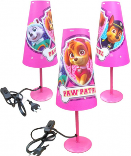 STOLNÍ LAMPIČKA PAW PATROL RŮŽOVÁ