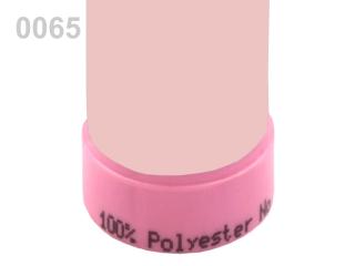 Polyesterové nitě 100 m - 0065 Seashell pink