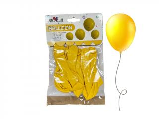 Balonky různé barvy 20cm 10 ks Barva: Žlutá
