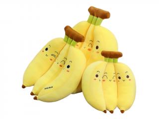 Banana Dream - plyšový polštář 30 cm