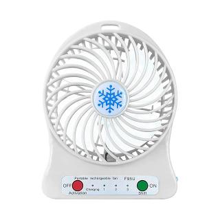 Barevný MINI stolní ventilátor Barva: Bílá