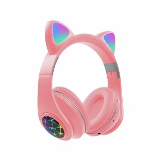 Bezdrátová sluchátka Ear Cat Fashion Design M2 Barva: Růžová