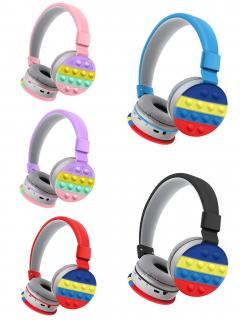 Bezdrátová sluchátka POP IT Barva: Růžová