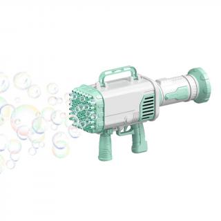 Bublinkovací kulomet pro děti 25 bublin - Bubble Gun Barva: Zelená