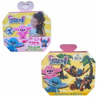 Česací a koupací plyšová hračka s doplňky - Lilo a Stitch Varianta: Stitch Angel