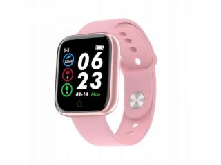 Chytré fitness hodinky - Smart Watch Y68S Barva: Růžová