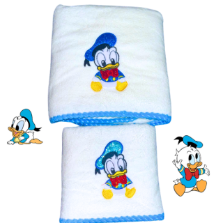 Dárková sada heboučkých dek baby Kačer Donald