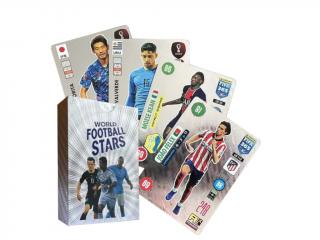 Designové fotbalové karty - World Football Stars 50 ks Varianta: Stříbrná 50 ks
