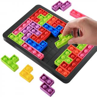 Desková antistresová hra Tetris POP IT