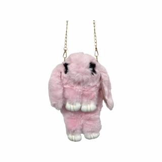 Dětská kabelka - králíček pompon Barva: Světle růžová