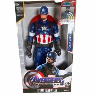 Figurka Avengers svítící - vydávající zvuky 30cm Varianta: Captain America
