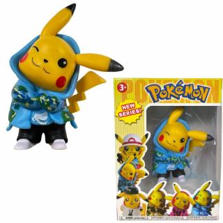 Figurka Pokemón Pikachu 8 cm Varianta: Pikachu modrá mikina