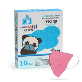 Jinhuan JN001 dětský respirátor FFP2 NR růžový 10ks