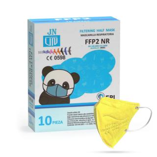 Jinhuan JN001 dětský respirátor FFP2 NR žlutý 10ks