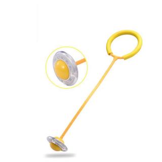 JumpGlow LED skákací míč na laně Barva: Žlutá