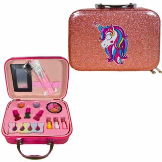 Kosmetická sada pro dívky v kufříku unicorn Barva: Světle růžová
