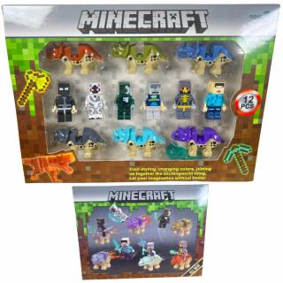 Minecraft sada figurek s dinosaury 12ks