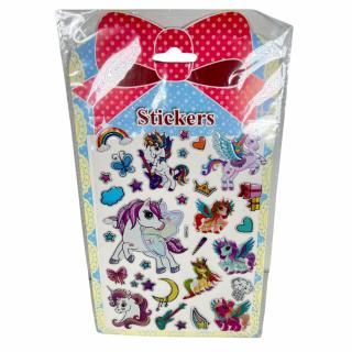 Nálepky - Unicorn, sovičky, kosmonaut Varianta: Unicorn