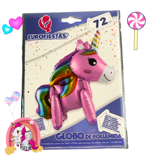 Párty jednorožec - 72 cm Barva: Růžová
