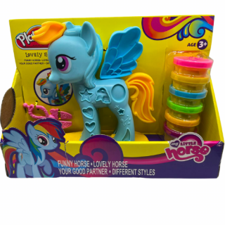 Play-Doh  My Little Horse ozdob si svého poníka Barva: Modrá
