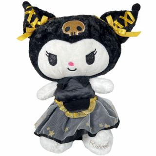 Plyšová hračka Hello Kitty - Kuromi - černozlatá Varianta: Kuromi černo-zlatá 35 cm