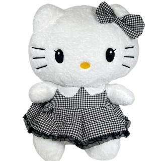 Plyšový hračka Hello Kitty v šatičkách Varianta: Hello Kitty v černých šatičkách 40 cm