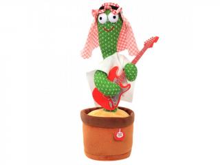 Plyšový tančící a mluvící kaktus Postavička: Arab s červenou kytarou