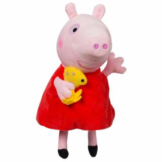 Prasátko Peppa - plyšová Peppa s kamarádem 26cm
