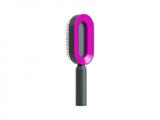 Samočistící hřeben na vlasy - Self Cleaning Hairbrush Barva: Fialová