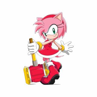 Sonic the Hedgehog svítící plyšová čepice s pohyblivýma ušima Postavička: Amy Rose