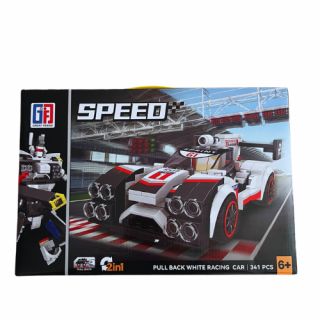 Stavebnice 2v1 Auto Robot šedá
