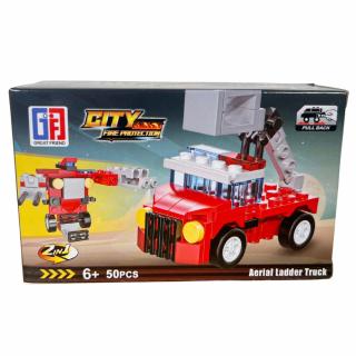 Stavebnice hasičský vůz 50 dílků Varianta: Ladd truck