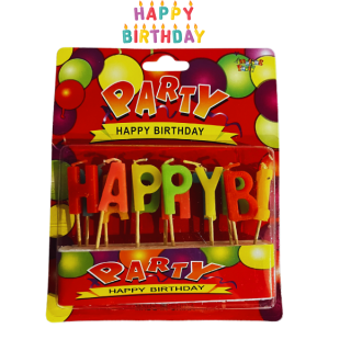 Svíčky na dort - Happy Birthday