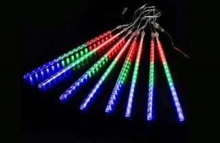 Vánoční světelné LED rampouchy 50 cm Barva: Barevná