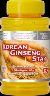 Starlife KOREAN GINSENG STAR, 60 cps