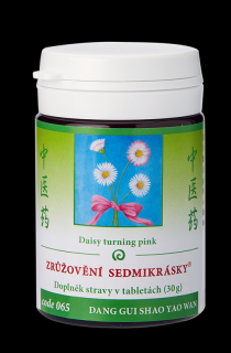 TCM Herbs Zrůžovění sedmikrásky, 100 tbl.