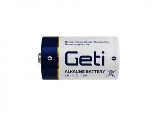 Alkalická baterie C (LR14) Geti, 2ks