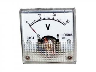 Analogový voltmetr 91C4, Napětí: 30V