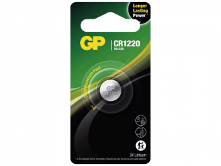 Baterie CR1220 GP Počet v balení: 1 ks