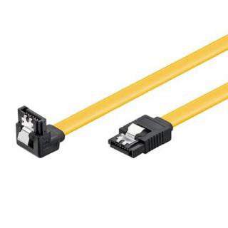 Datový kabel SATA 3.0 6GBs 0,5m úhlový 90°