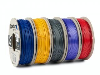 Filament mix materiálů Premium 1,75mm sada 5x0,25kg | KONDIK.cz