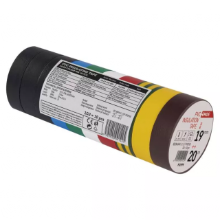 Izolační páska PVC 15mm/10m barevný mix 10ks | KONDIK.cz