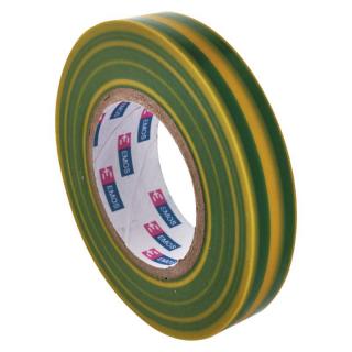 Izolační páska PVC 15mm/10m Barva: zeleno-žlutá