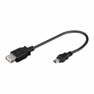 Kabel USB 2.0 A - mini B OTG 20cm