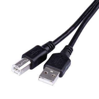 Kabel USB 2.0 - USB A-B 2m černá