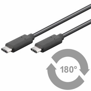 Kabel USB 3.1 - USB 3.1 C-C 0,5m černý