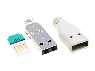 Konektor USB A vidlice na IDC kabel
